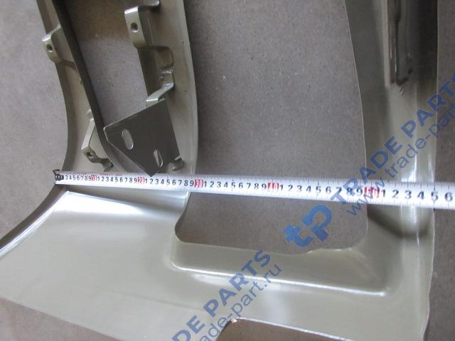 Реальная фотография бампер металл рестайлинг howo 2010-> под треугольные туманки