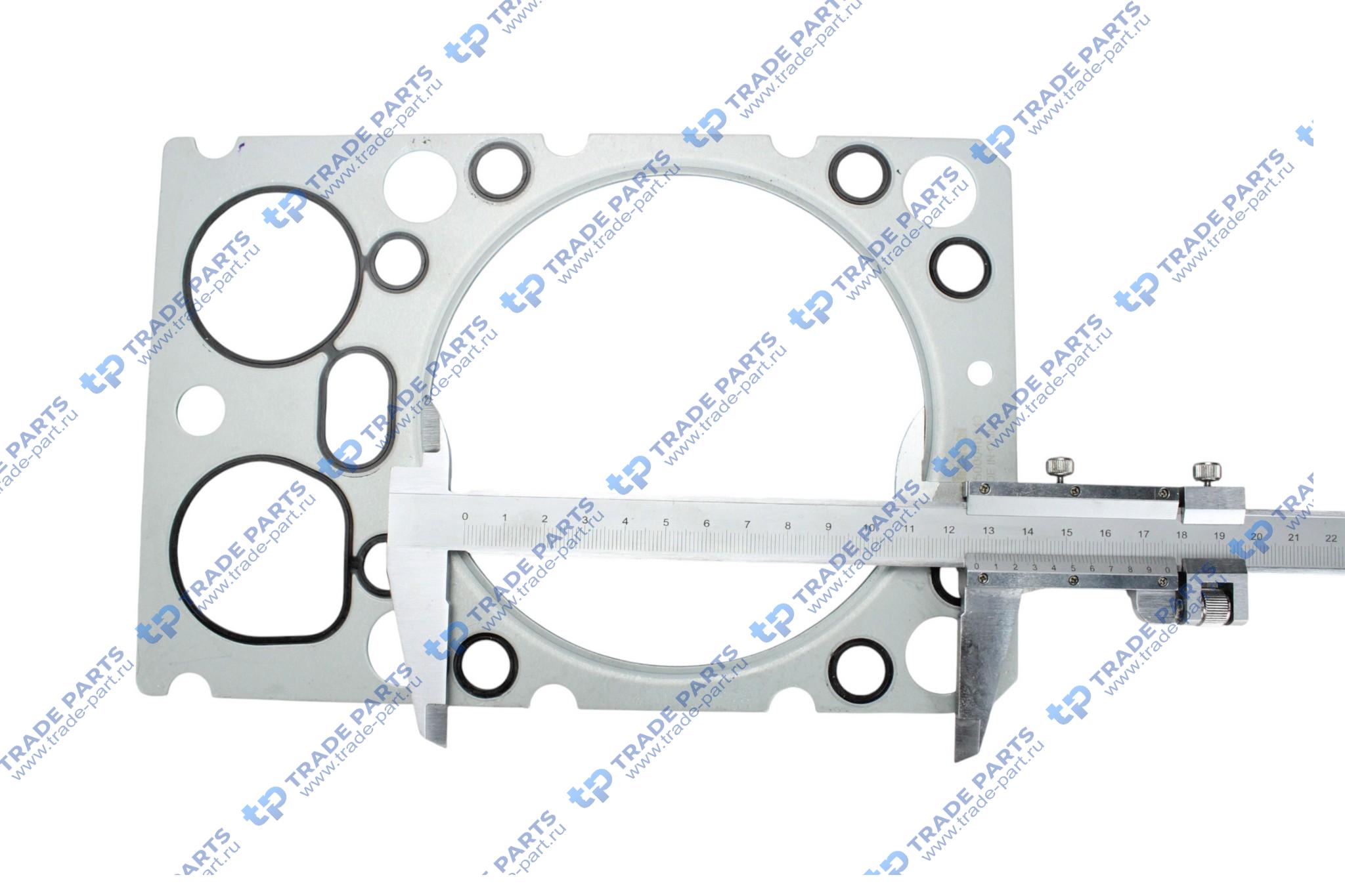 Реальная фотография прокладка гбц wd615/wp10 прорезиненная huatai