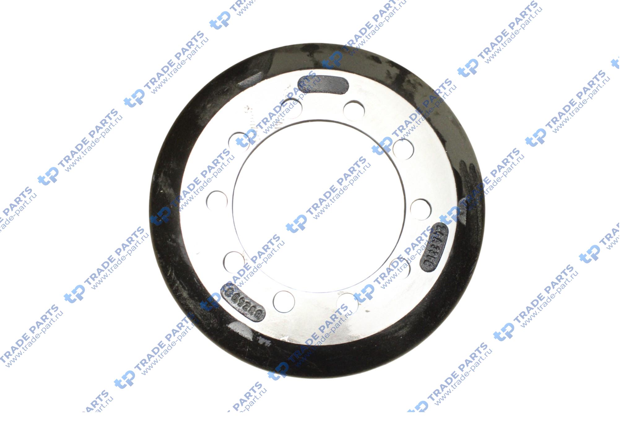 Реальная фотография барабан тормозной bpw полуприцепа (360x200/209 h=263 d=190/225) (1шт.) пр-во турция