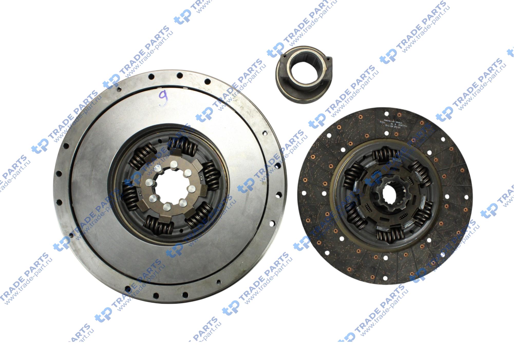 Реальная фотография комплект сцепления om471 g230-16 manuel double clutch mercedes arocs (euro 6) 3342,4142,4145