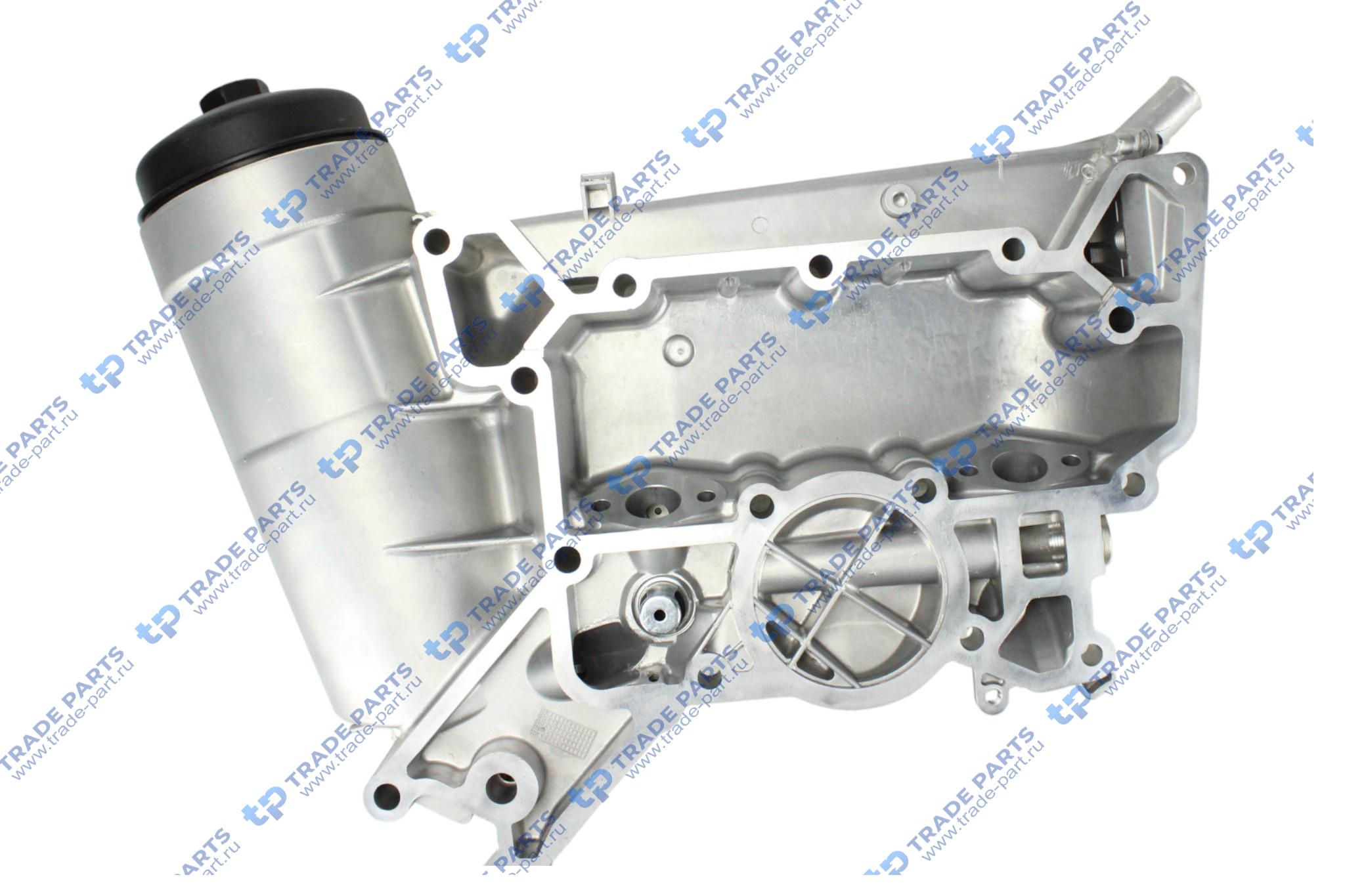 Реальная фотография корпус масляного радиатора mb actros eng.om501 la