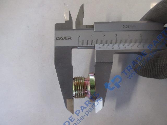 Реальная фотография заглушка m18x1,5-st-gb/t 5267.1-оцинкованная sitrak mc11/mc13 качество о