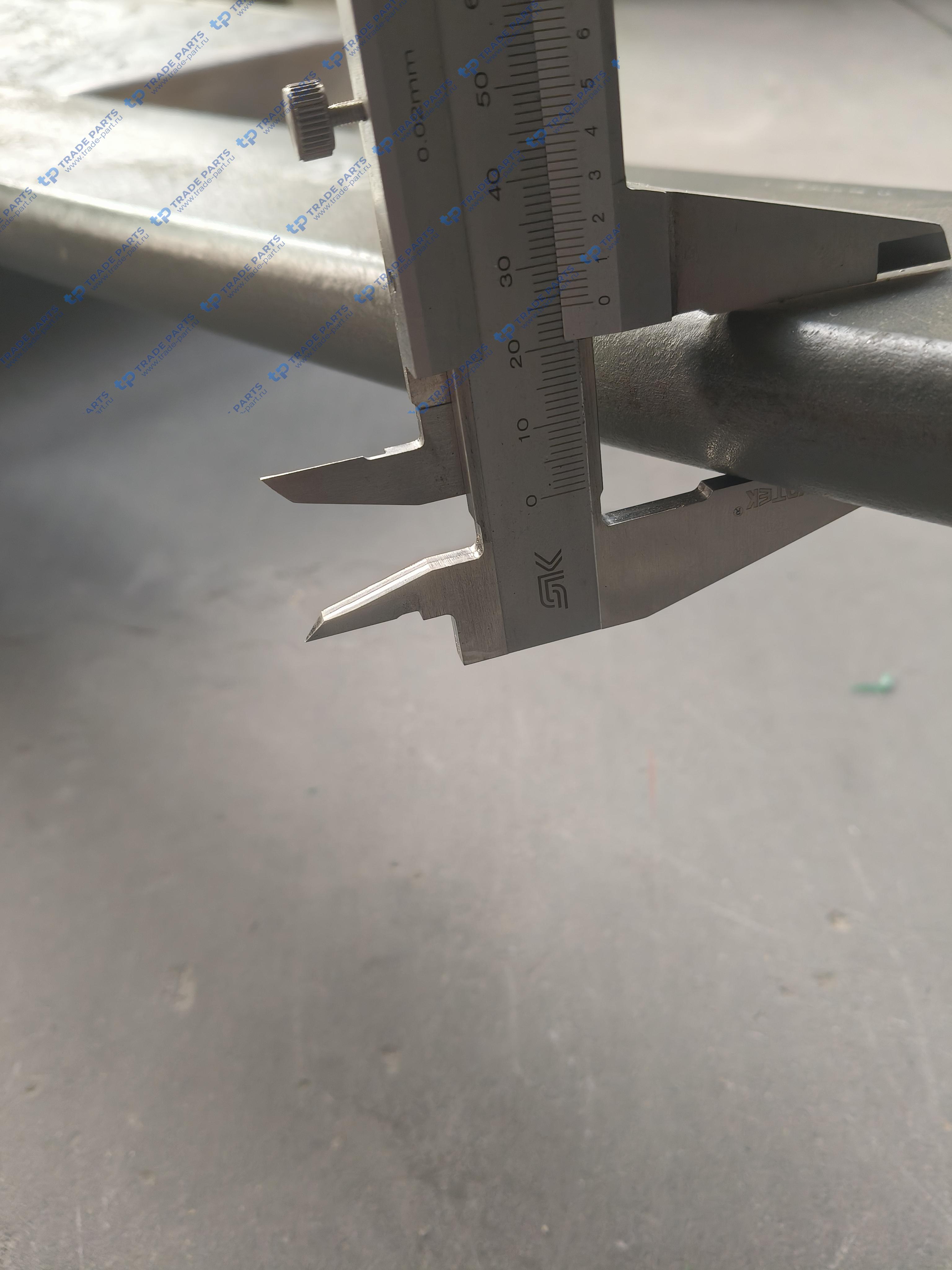 Реальная фотография лист задней рессоры №2 l=1730 25x90 howo t5g