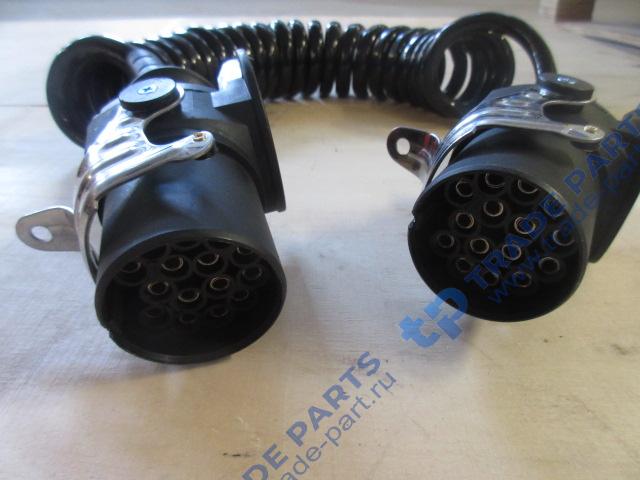 Реальная фотография кабель электрический тягач-прицеп 15-pin sitrak 24v