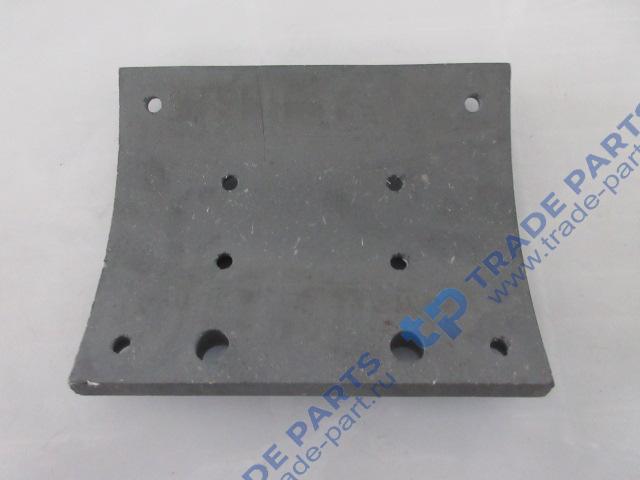 Реальная фотография накладка тормозная задняя 8 + 2 отв. под датчик  shaanxi x3000