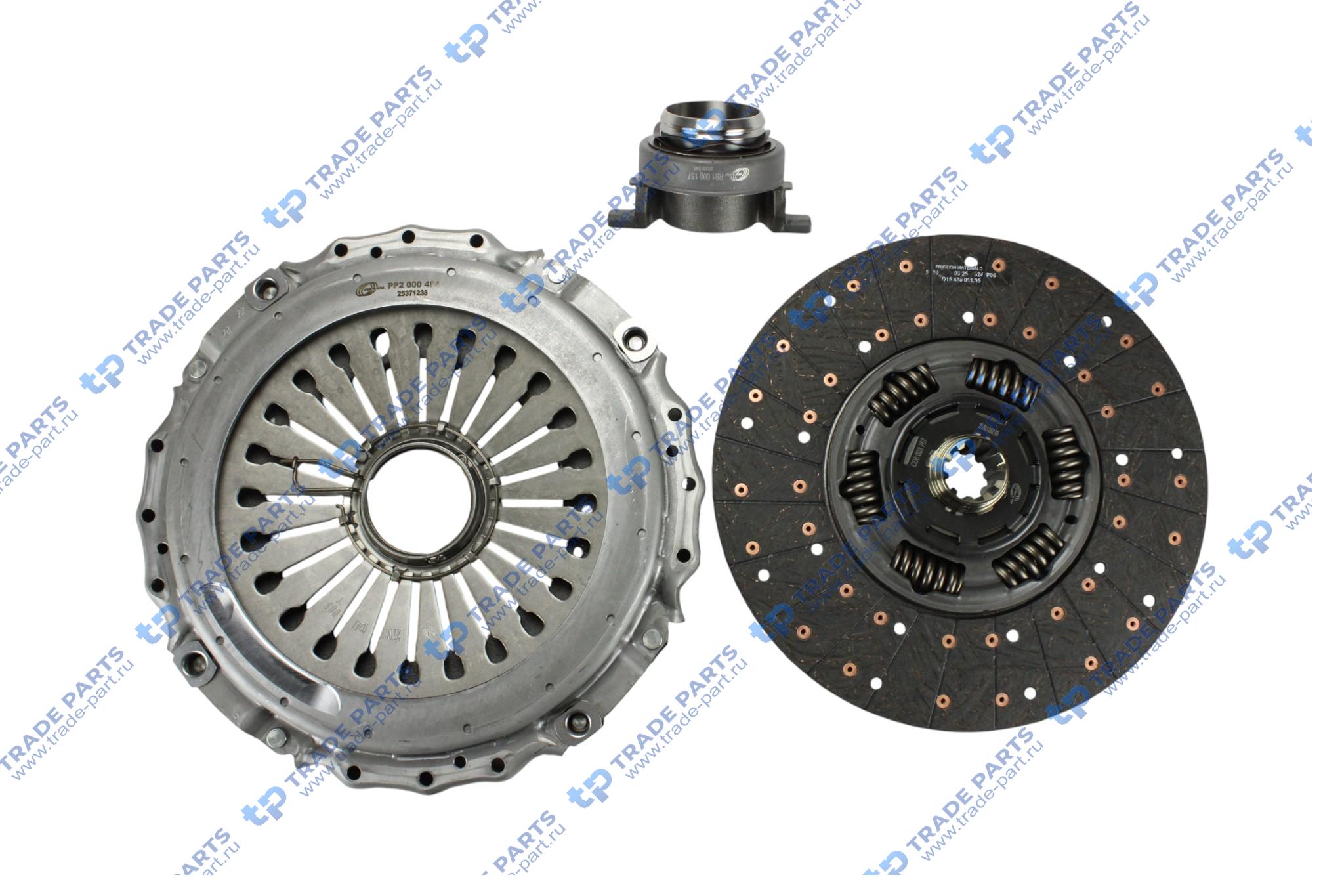 Реальная фотография комплект сцепления ford cargo ecotorq 9,0 zf 16s1620 430 mm.