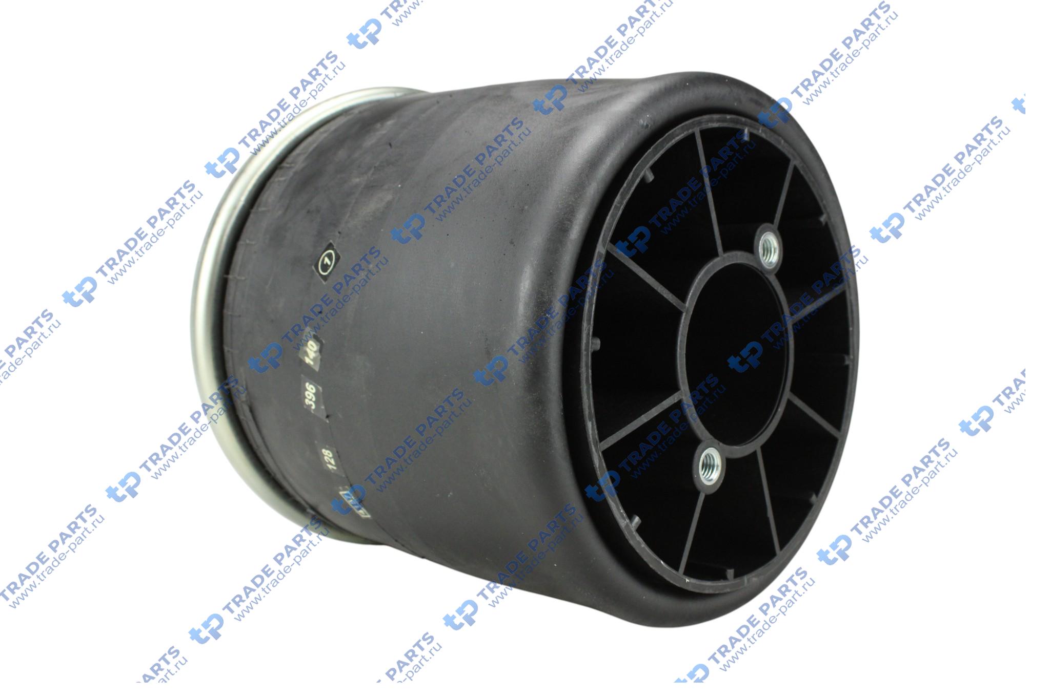 Реальная фотография пневморессора со стаканом (пластик) 2шп.-m12 + 1шп.-штуц.-m22