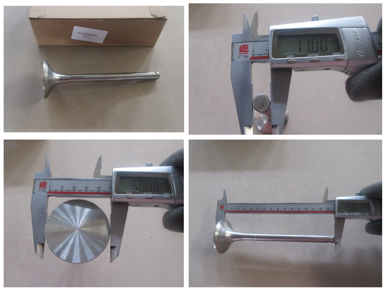Клапан WD615 Евро2 выпускной D=50 d=11 H=159 HOWO VG1560050041/612600050025