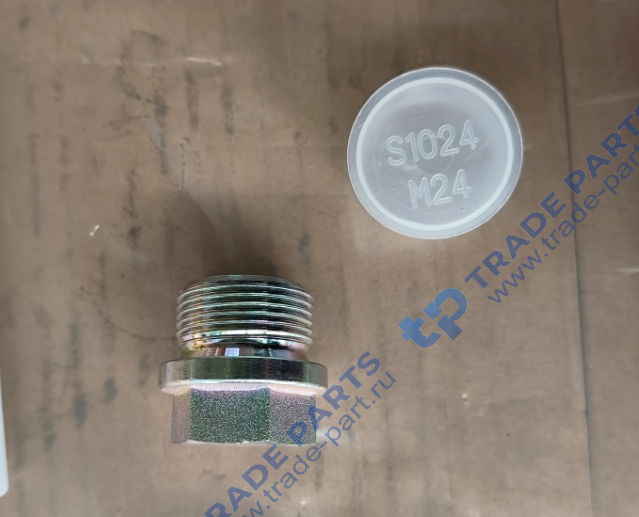 Реальная фотография пробка резьбовая кпп, m24x1,5 качество о