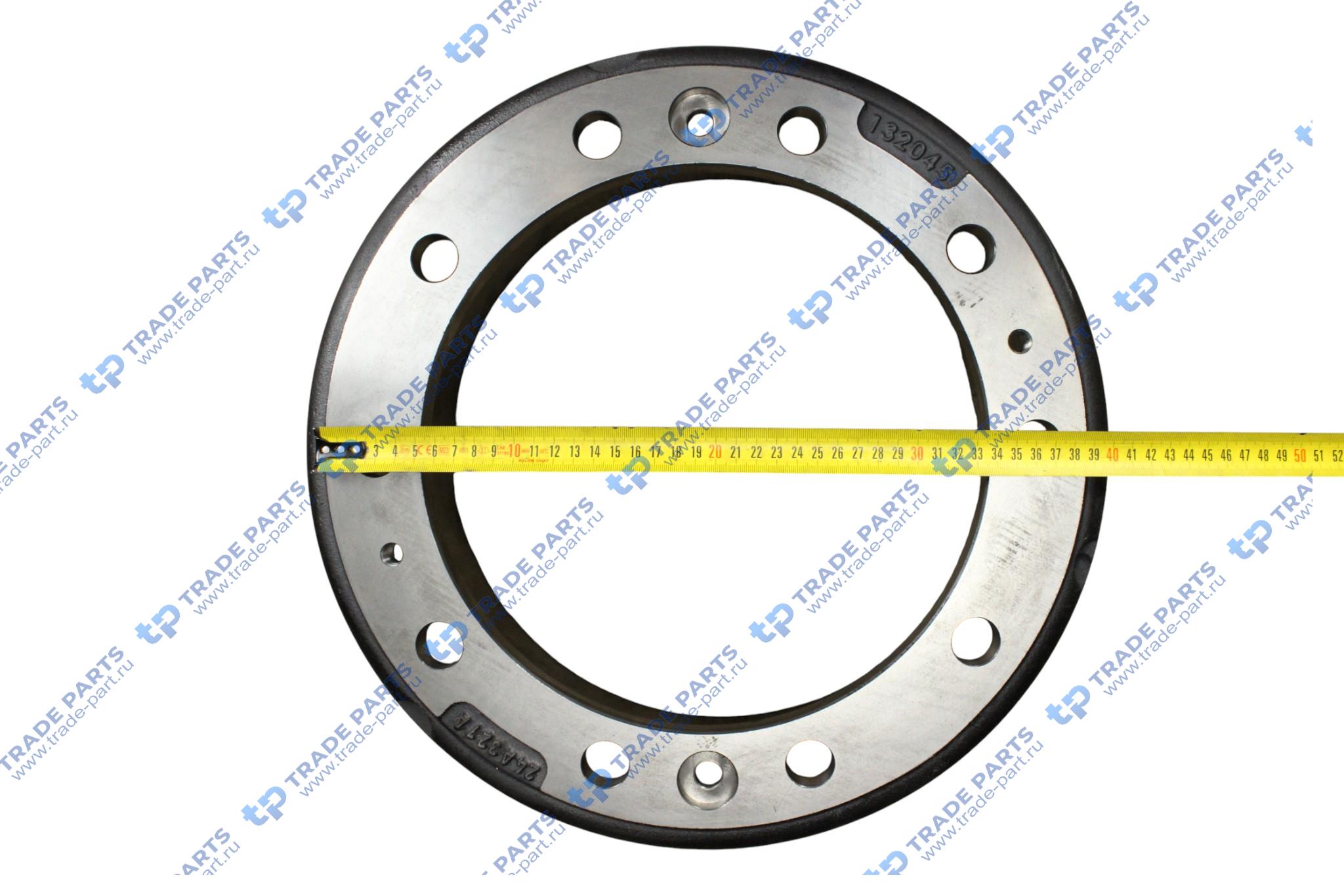 Реальная фотография барабан тормозной 420x200/216 h=287.5 d=285/335 n10x24 daf пр-во турция