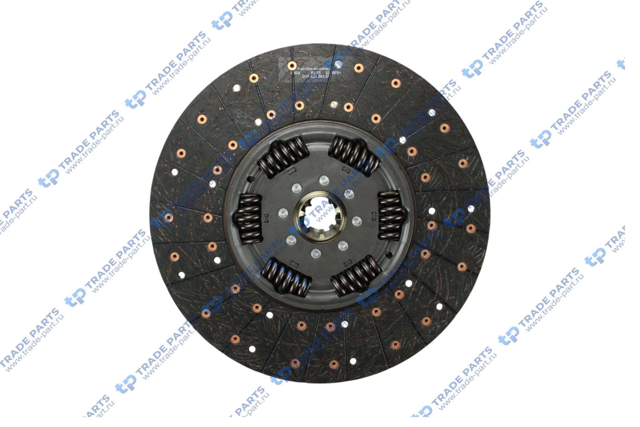 Реальная фотография диск сцепления d430 z=10 iveco eurostar (1993-2002), eurotech (1992-) eurotrakker (1993-2