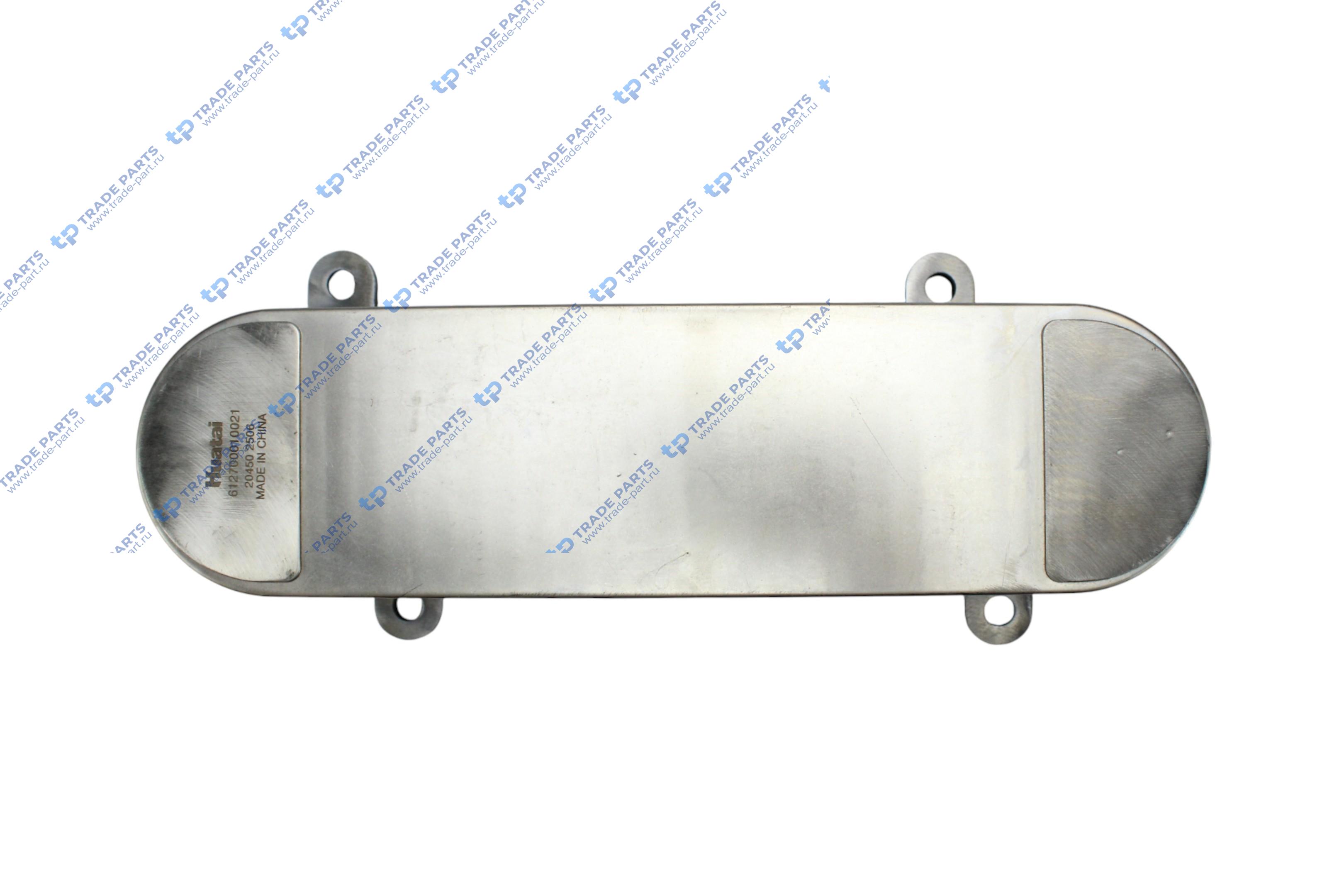 Реальная фотография радиатор масляный (маслоохладитель) wp13 shacman x3000/f3000 huatai