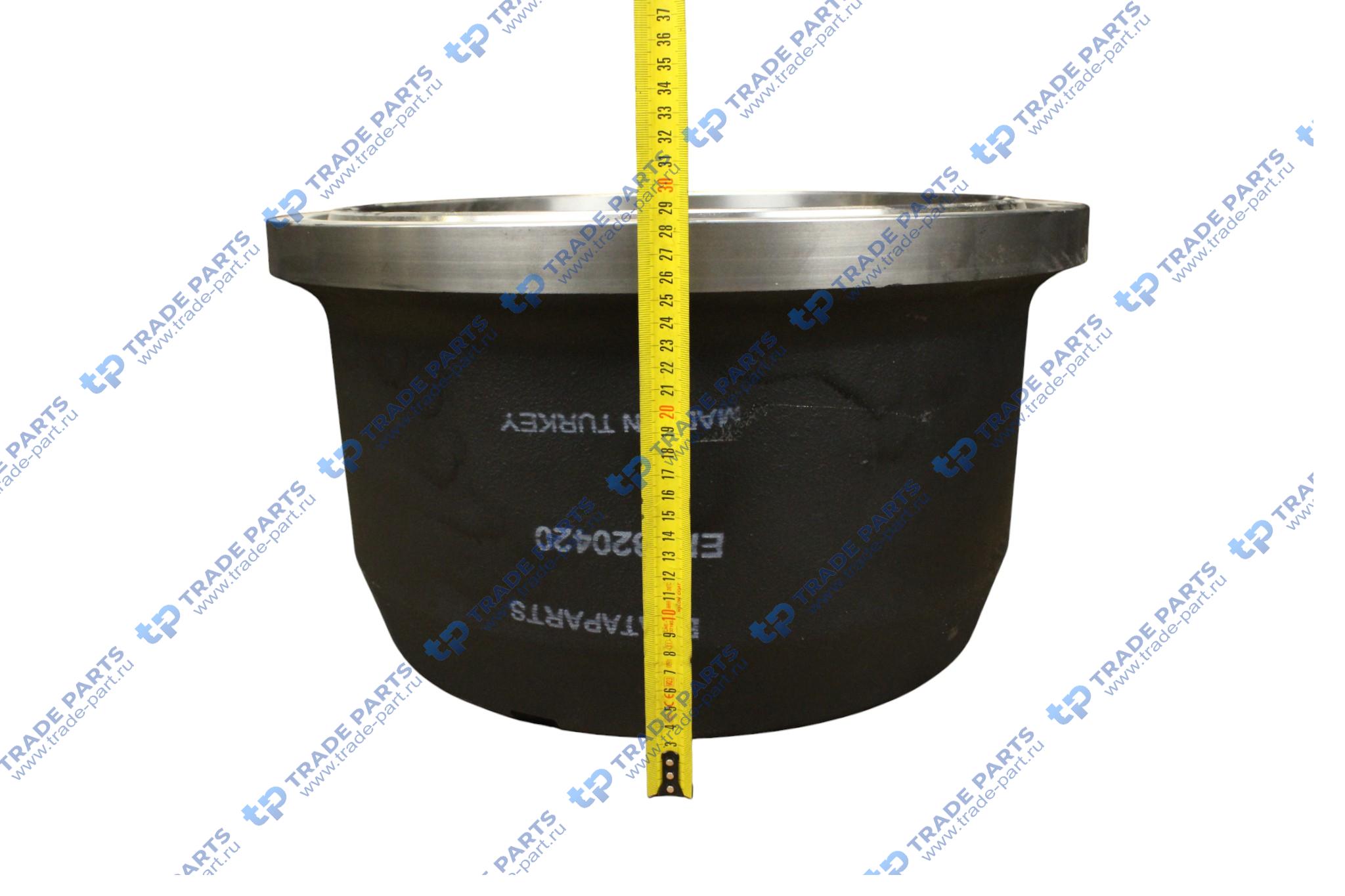 Реальная фотография барабан тормозной! 420x213 h=287.5 d=285/335 n10x24 daf пр-во турция