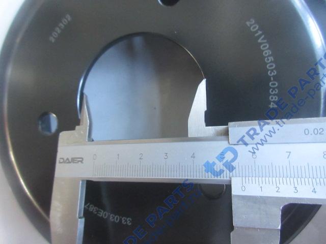 Реальная фотография шкив водяного насоса sitrak mc11/mc13