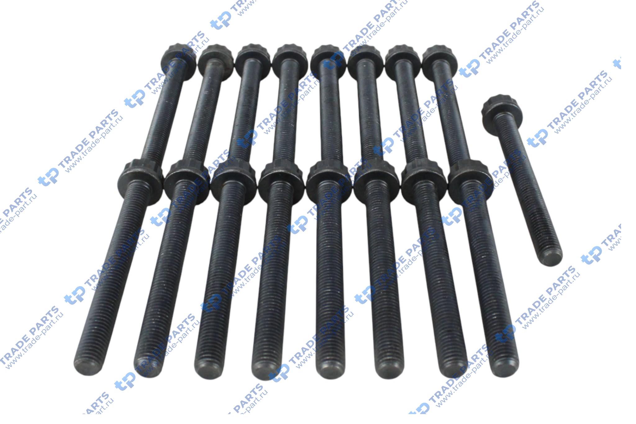 Реальная фотография болты к-т гбц m12x1,75x111мм; om314/364 (x17); om352/362/366 (x25) на 6 цилиндровый мотор