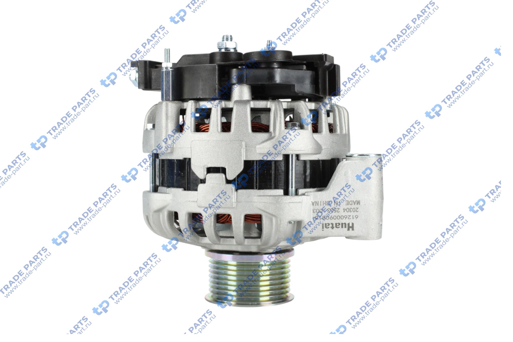 Реальная фотография генератор 28v  80a wp10/wp12 shacman x3000 (8-ми ручейковый) huatai