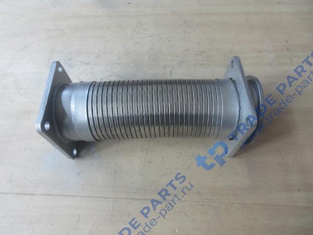 Гофра глушителя D=95 L=280 (квадратные фланцы 120мм) SHAANXI DZ9112540180