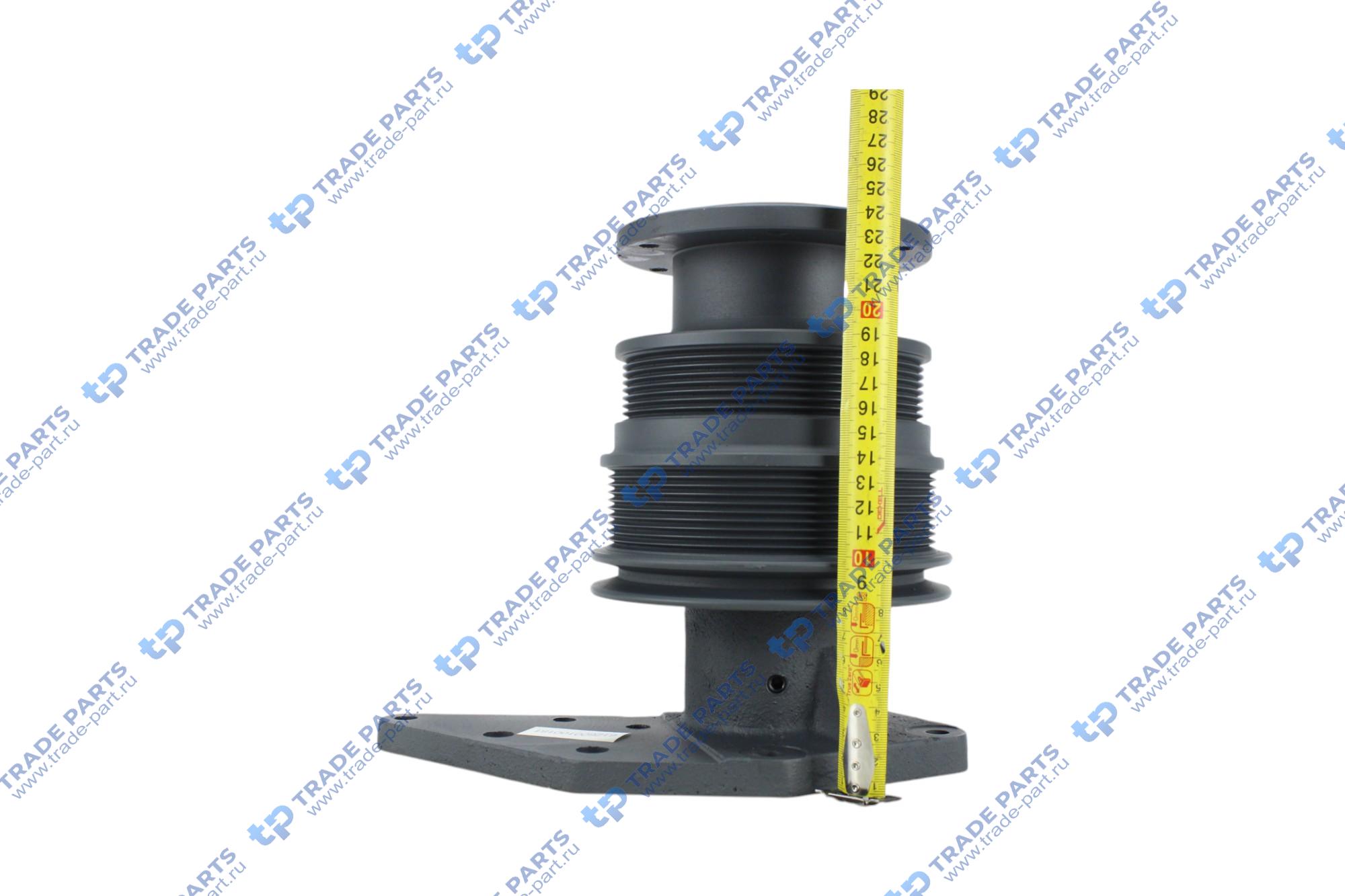 Реальная фотография привод вентилятора (10pk-8pk) двс wd10 wd615 (плоская площадка)