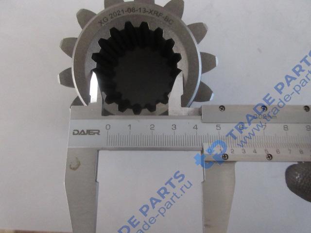 Реальная фотография шестерня полуоси xgma 932,935 (17 шлицев14 зубов)