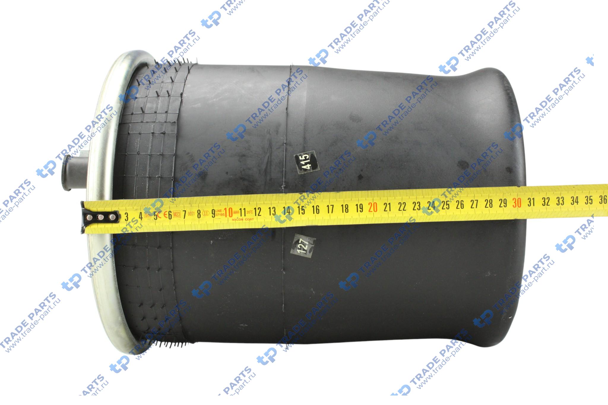 Реальная фотография пневморессора man tga (стальной стакан) (1шп.м12+1штуц.отв.м16х1.5мм)