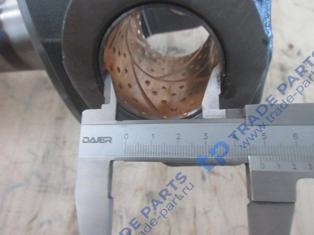 Реальная фотография кулак поворотный левый в сборе (рестайлинг) евро5 faw j6