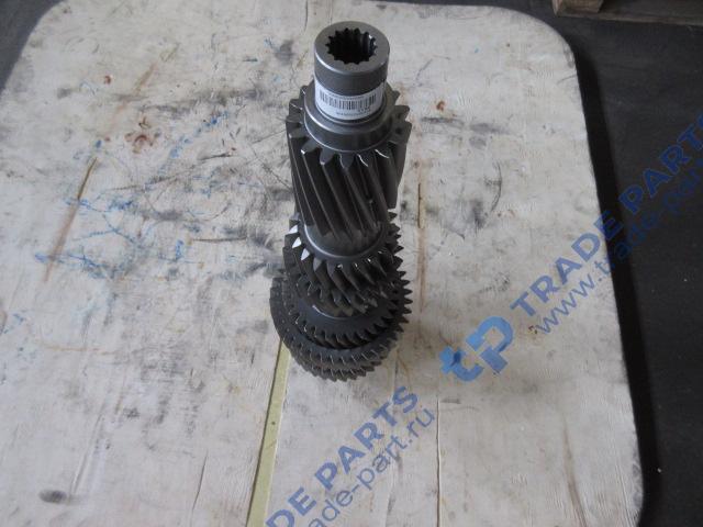 Реальная фотография промежуточный вал в сборе (правый, двойной масляный насос) качество о