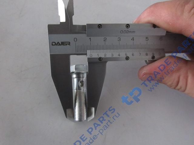Реальная фотография болт-штуцер форсунки охлаждения поршня g0100-1002162a/ 4110001026010
