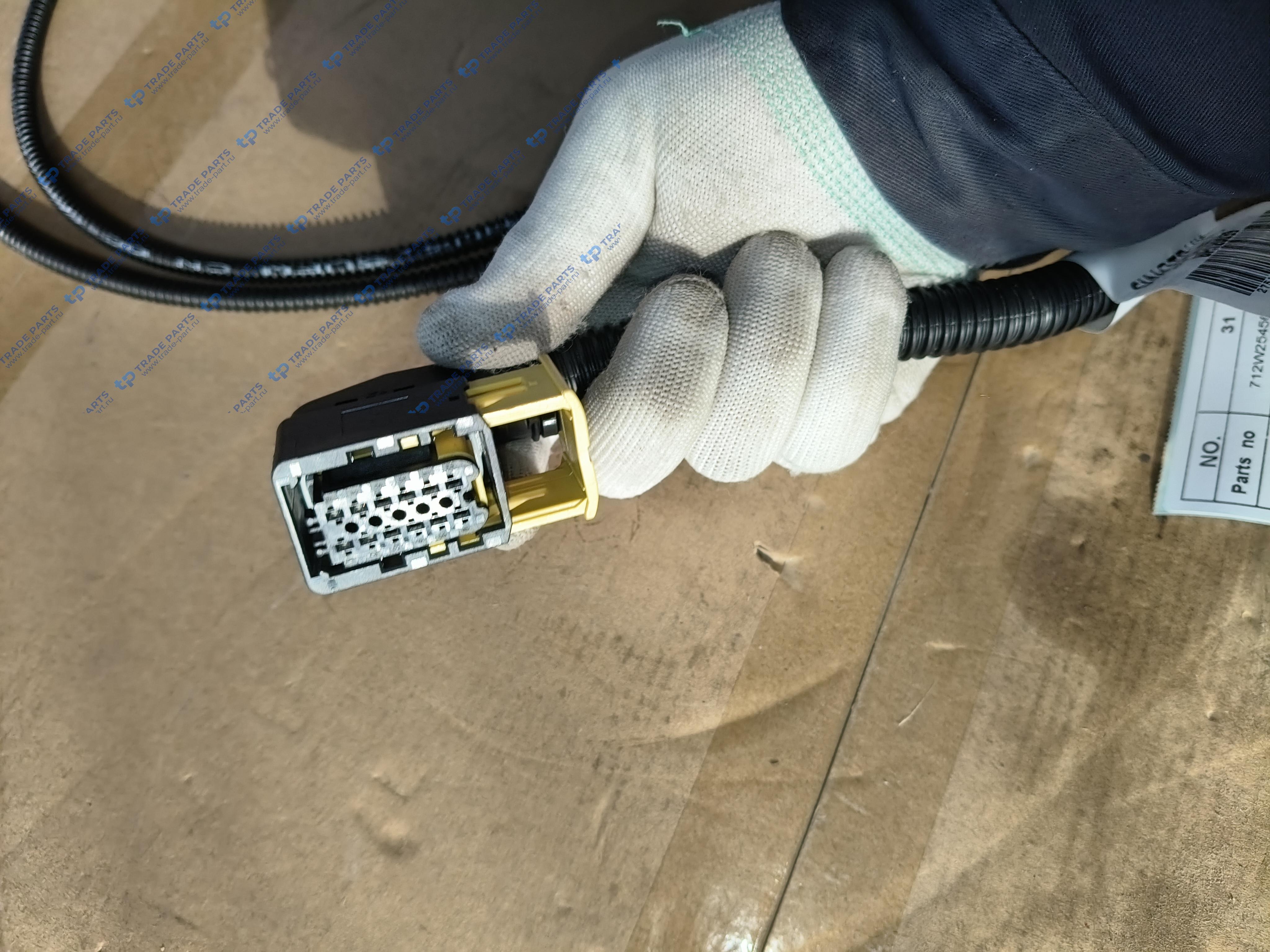 Реальная фотография жгут проводов ebs дополнительный для шасси (s32/mcy задний мост) sitrak c7h качество о