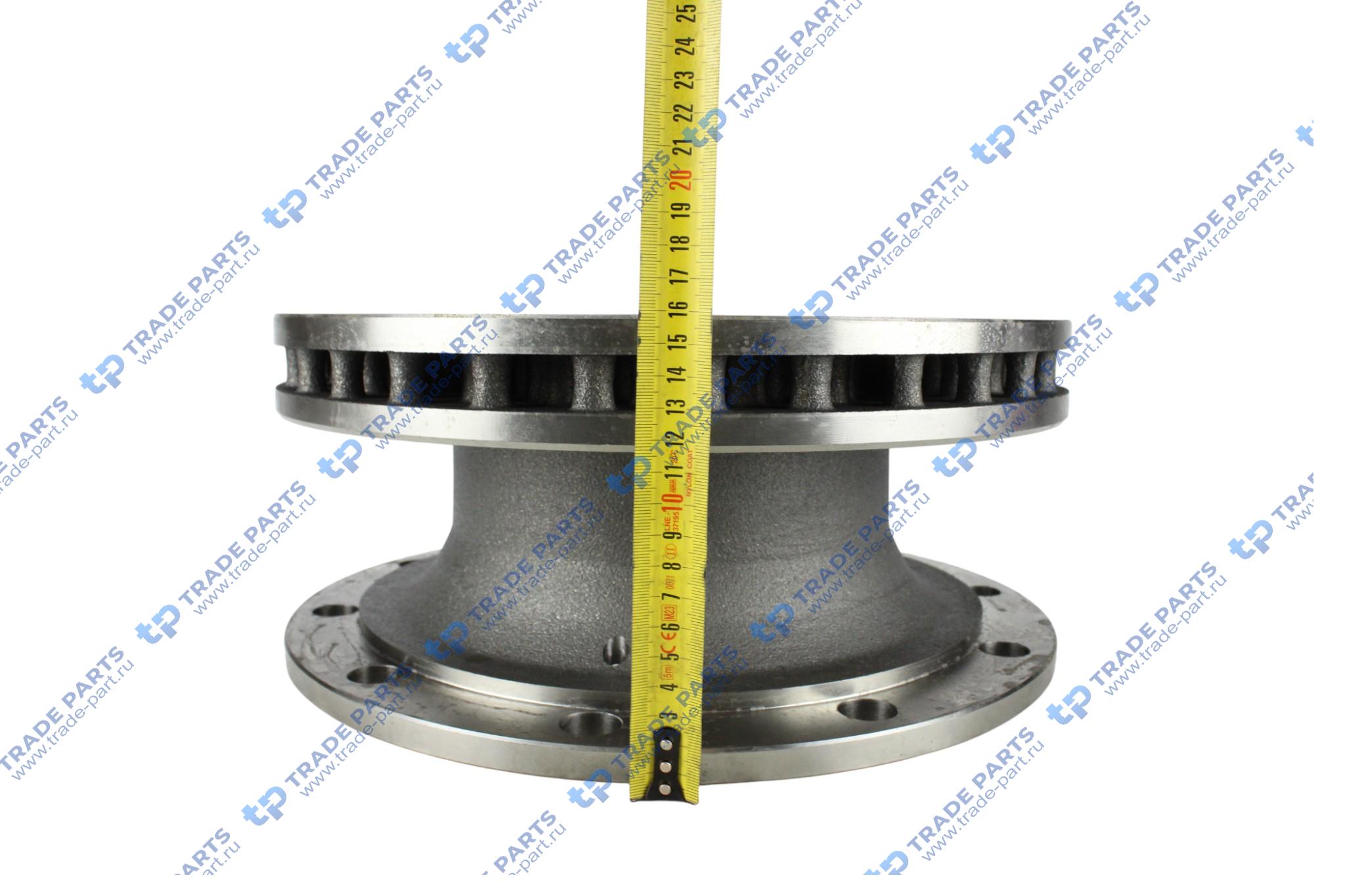 Реальная фотография диск тормозной bpw sb3745t ecoplus пр-во турция