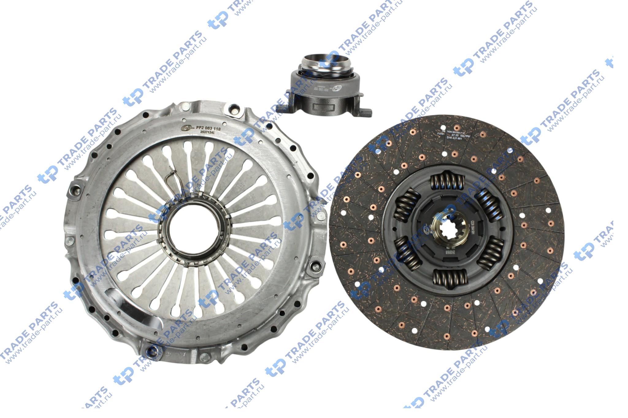 Реальная фотография комплект сцепления ford cargo ecotorq 9,0 zf 9s1310 430 mm.