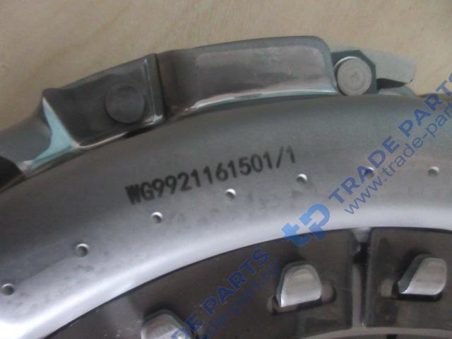 Реальная фотография комплект сцепления sitrak c7h mc13 ato акпп zf traxon (диск+корзина)