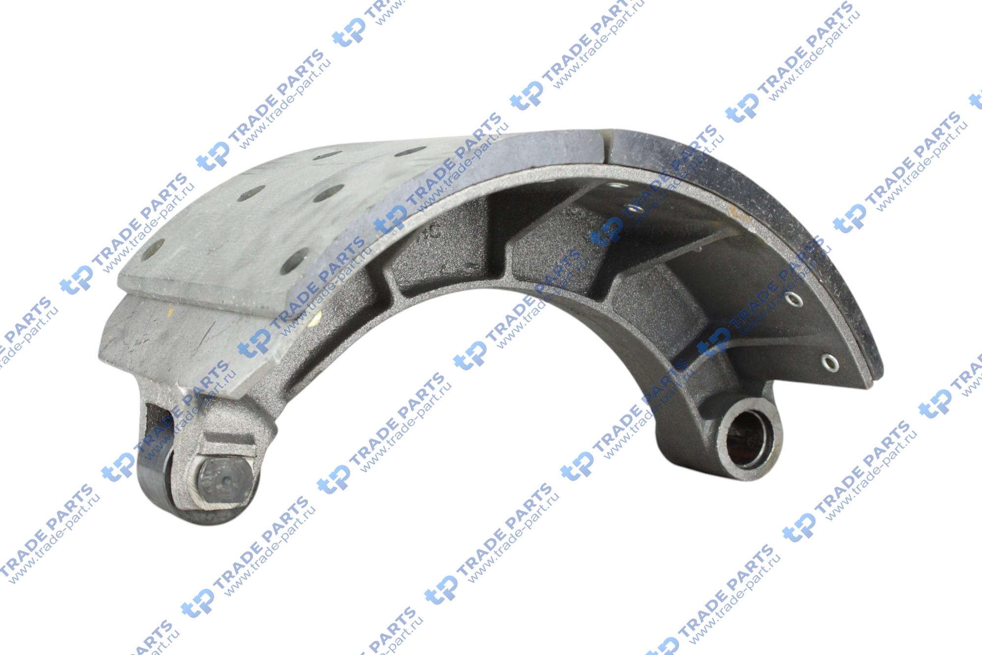 Колодка тормозная задняя SHAANXI F3000 (18 отверстий) с роликом DZ9112340061