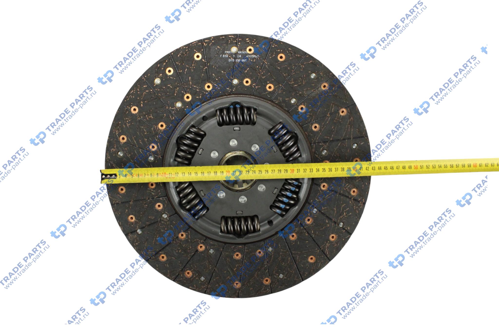 Реальная фотография комплект сцепления d430 (корзина+выжимн.подш.+диск) iveco stralis, eurostar eurotech,eurotrakker