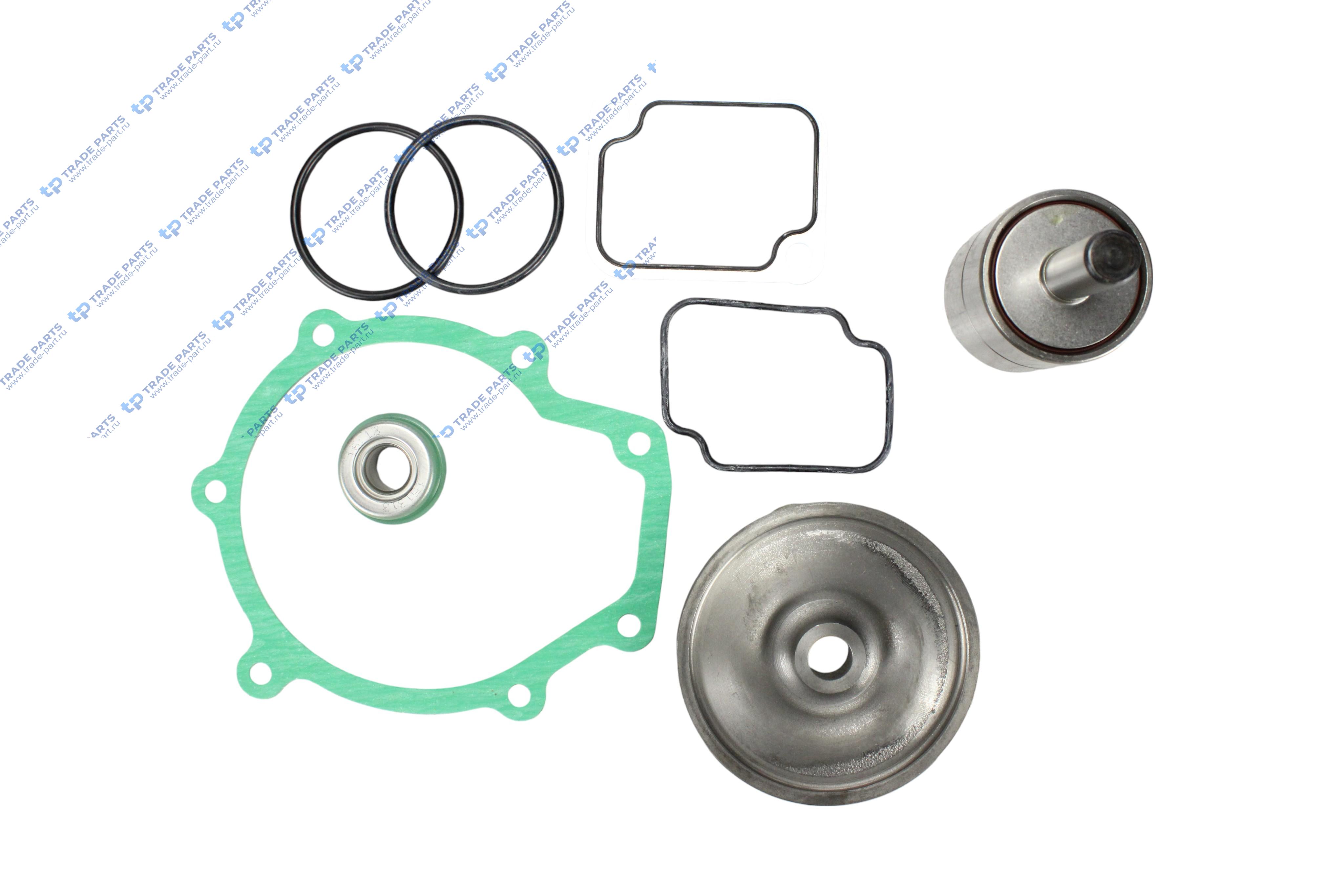 Реальная фотография ремкомплект водяного насоса !(мкр)вал,подш.,крыльчатка,прокл, кольца упл.,фибраmb om904/906