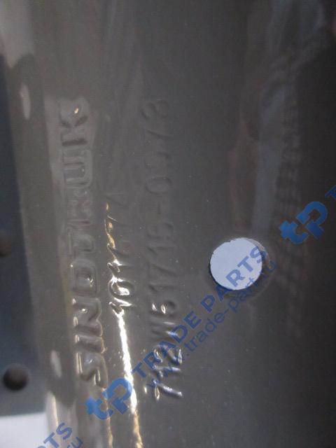 Реальная фотография кронштейн модуля заднего моста ebs3 howo t5g, sitrak c7h