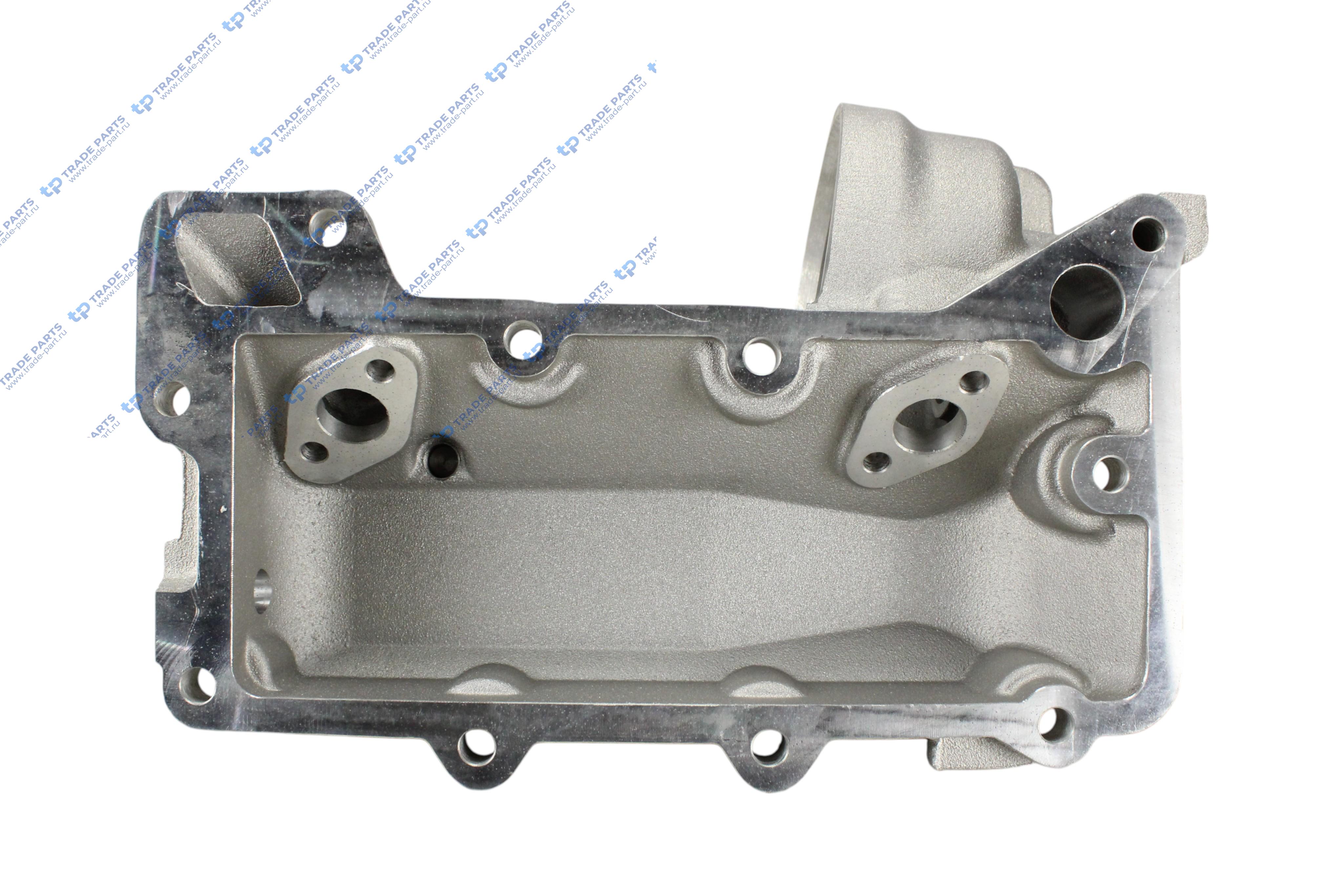 Реальная фотография корпус масляного радиатора mb om401/402/421/422/423/441/442/443