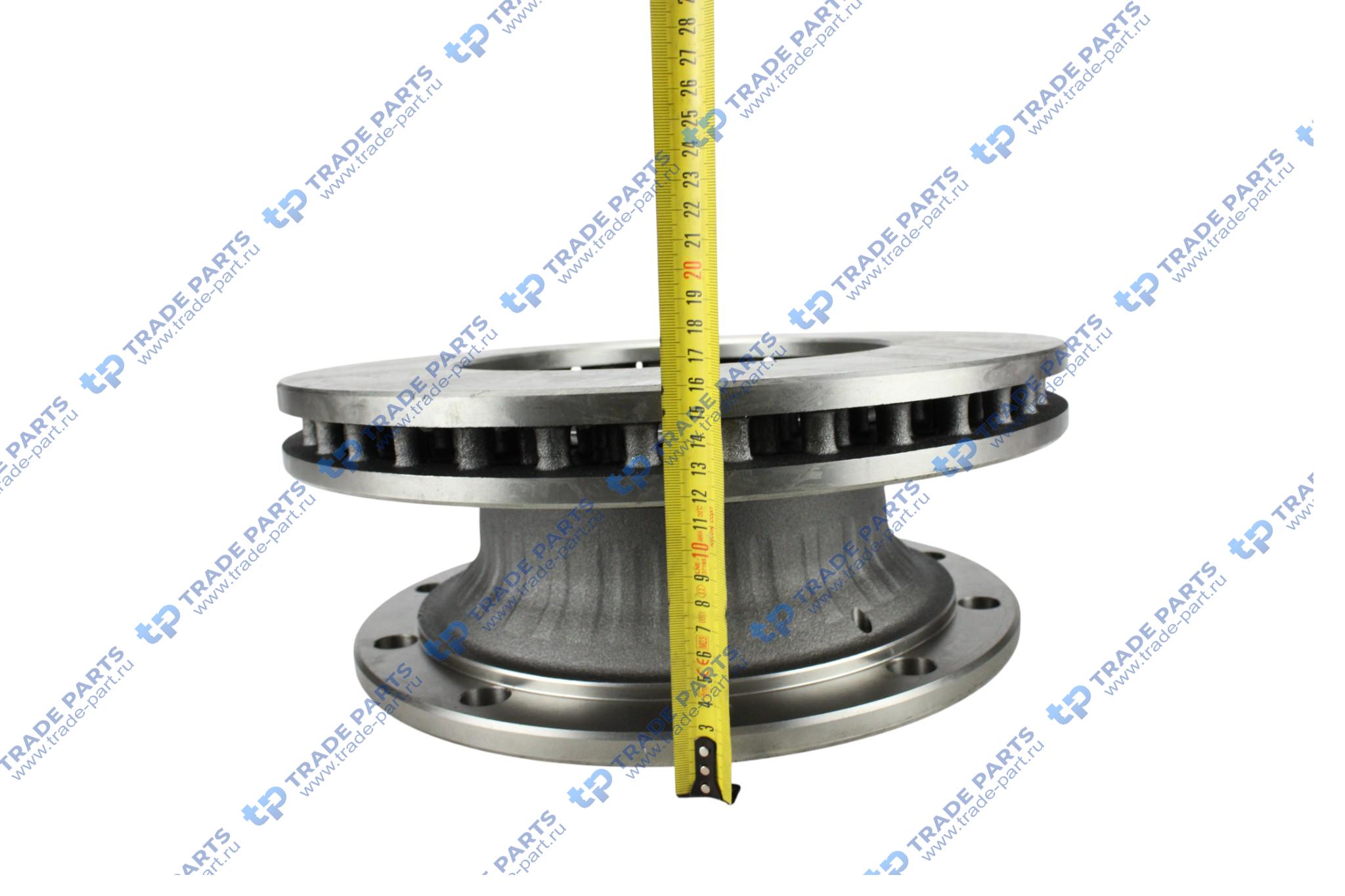 Реальная фотография диск тормозной bpw 430х355x45х159.5мм пр-во турция